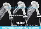 Chrome Plating Oxygenics Handheld Shower Head With 3 Function High Efficiency