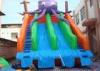 Amusing Commercial Inflatable Slide , Inflatable Pool Slide For Water Park