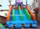 Amusing Commercial Inflatable Slide , Inflatable Pool Slide For Water Park