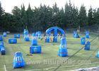 Funny Inflatable Sports Games Blow Up Paintball Bunkers Rental EN14960