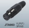 3 Pin audio female XLR Connector for 2015