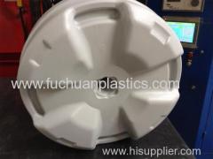 White blow molding of plastic water beach umbrella base material:HDPE