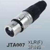 XLR Plug Connector female 3 4 5 pin with UL CE ROHS