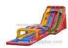 Three Lanes Inflatable Water Slide, Jumbo Water Slide Inflatable For Adults