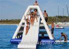 High Class Giant Inflatable Slide , Inflatable Floating Water Slide For Seaside