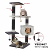 Plush+Sisal+MDF Cat scratcher tree