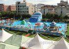 Safety Frame Adult Inflatable Amusement Park With Fire Resistant PVC