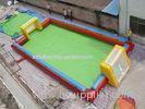 Exciting Water Inflatable Soccer Field , Football Inflatable Soap Court for Kids