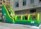 Lovely 7M Height Bee Shape Giant Inflatable Water Slide With Pool