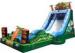 Waterproof Plato PVC tarpaulin Tall Inflatable Water Slides Rental