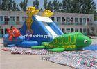 Renting Waterproof Adult Inflatable Water Slide Pool For Backyard