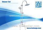 Commercial Rain And Waterfall Roca Shower Column Set Shower Accessories With Two Hoses