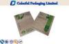 Bottom Open Kraft Paper Zipper Pouch Green Printing Tea Packing