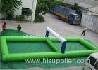 Portable Inflatable Water Toys , Giant Inflatable Volleyball Court For Water