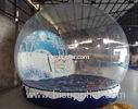 Inflatable Christmas Snow Globe , PVC Tarpaulin Inflatable Christmas Ball for Outdoor