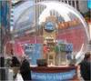 Giant Clear PVC Inflatable Advertising Products Snow Ball for Christmas