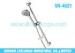 Stainless Steel Adjustable Shower Slide Bar With Transparent Soap Holder