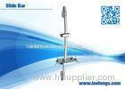 Sliding Shower Bar Shower Fixtures With Abs Chrome Plated Soap Dispenser