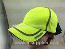 Racing Sport Dry Fit Mesh Running Hat Caps with Reflective Strip