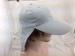 Gray Microfiber Mesh Running Hats Polyester Racing Cap with Ear Flap