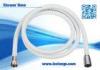 Bath White spiral PVC Flexible Shower Hose 1.5m with G1/2&quot; connector for shattaf