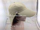 6 Panel Microfiber Polyester FlapCap Lightweight Long VisorHat For Runner