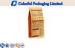 Plastic lined biodegradable Kraft Paper Stand Up Pouch For Coffee Bean