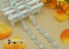 Flower Shape Shining Diamante Rhinestone Chain Trim For Wedding Dress