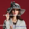 OEM Fashion Ribbon Band Ladies Fedora Wool Felt Hats /Big Brim Wool Hat