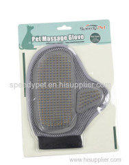 New Customized Soft Pet Dog Massage Bathing Glove