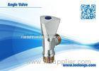 Angle Ball Valve / Angle Valve Toilet Zinc Body , Zinc Core With Triangle Handle