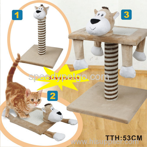 Speedy Pet Brand Lovely Cat tree wtih Monkey shape head