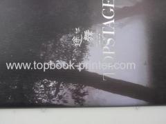 Top-class silver stamping cover saddle stitched landscape photobook printer