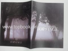 Top-class silver stamping cover saddle stitched landscape photobook printer