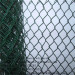 Extruded vinyl chain link fence