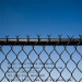 Galvanized chain link fence