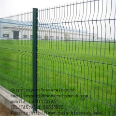 Triangle bended fence/ V fold wire mesh fence