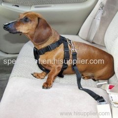 Car safety Belt Dog Collar Harness