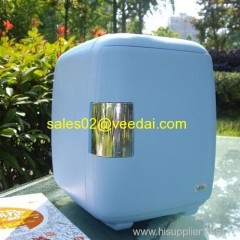 Car Cooler and Warmer Box/6L wine cooler/air cooler/bottle cooler/beer thermo electric box/mini bar fridge