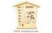 wooden thermometer Sauna Accessories cabin shape for steam room