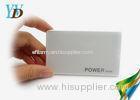 White Smartphones Mobile Charger Slim Power Bank 2200mAh Backup Battery