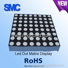 blue 8x8 led dot matrix