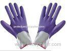 M Customized Durable Foam Finished Purple Nitrile Coated Working Protective Hand Gloves