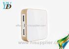 White Square Mobile Backup Emergency Pocket Power Bank 8400 mAh