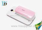 Pink External USB Battery Charger Portable LED Power Bank 5200mAh