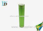 Green Tube 2600mAh Power Bank , Cylindrical USB External Battery Charger