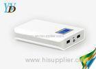 White Universal 12000mAh High Capacity Power Bank for Laptop / Iphone / Ipod
