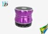 Smart FM TF Aluminum Alloy Portable Bluetooth Speaker With Built-in Microphone