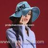 3cm satin sweatband Leisure Womens Leisure Wool Fedora Hats For Church