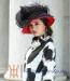 Fashion Big Bow Plain Dyed Womens Church Hats For Special Occasion